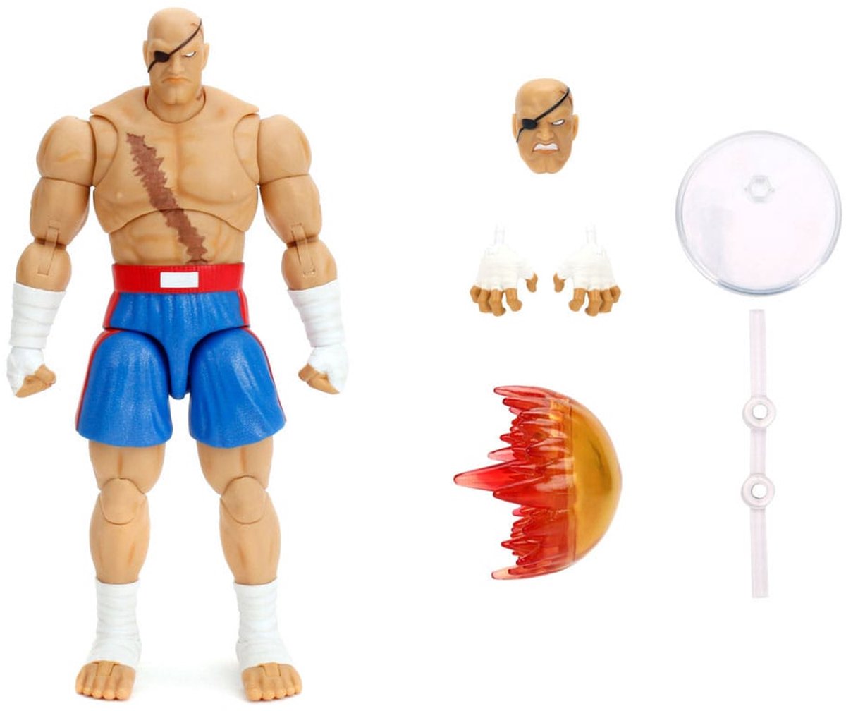 Jada Toys Ultra Street Fighter II: The Final Challengers Actionfigur 1 12 Sagat 19 cm