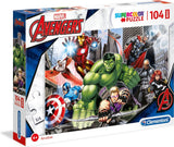 Clementoni Jigsaw Puzzle Super Color Maxi The Avengers, 104st.