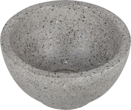 Differnz river waskom - 23x23x12cm - terrazzo grijs grof