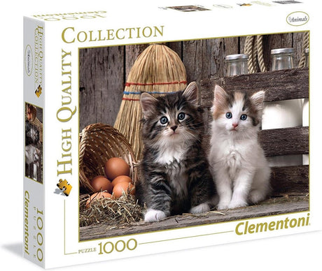 Clementoni – Puzzle – 1000 Teile – süße Kätzchen – Puzzle für Erwachsene – hochwertige Sammlung
