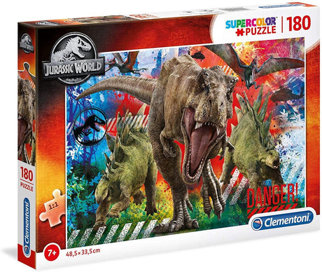 Clementoni Jigsaw Puzzle Super Color Jurassic World, 180st.