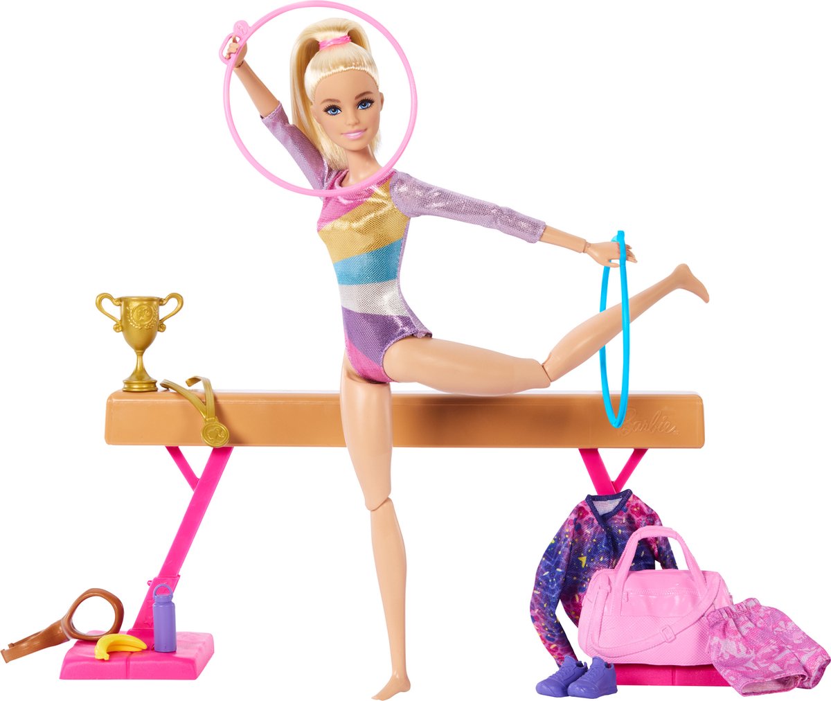 Barbie-Turnpuppen-Spielset – Puppe