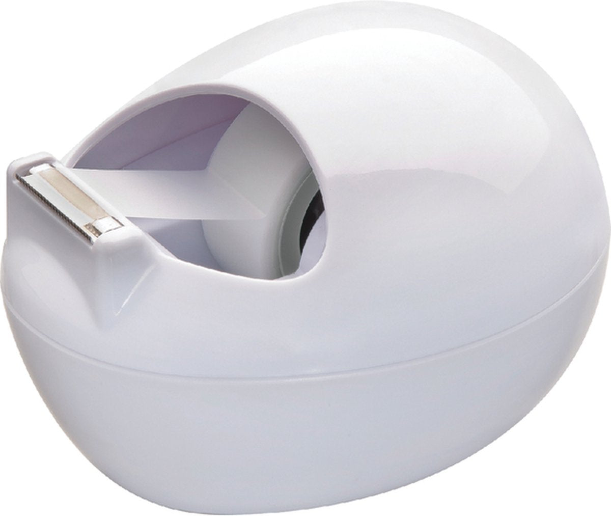 Scotch® Klebebandabroller Design Boulder-Shaped von Karim Rashid, weiß + 1 Rolle® Magic™ Klebeband 19 mm x 7,5 m