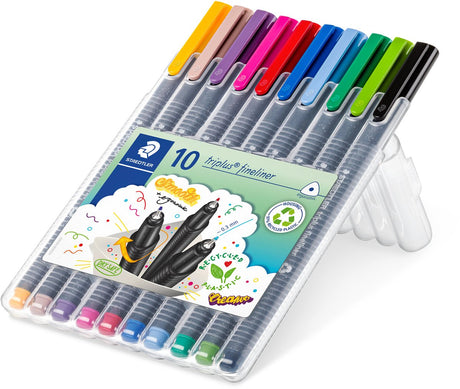 Staedtler triplus Fineliner - Box 10 Stk