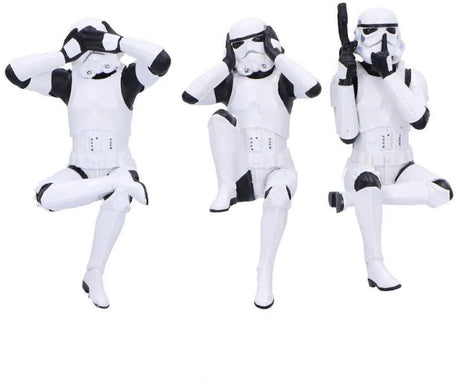 Original stormtrooper nemesis now - three wise stormtrooper unisex beeld - meerkleurig - standard