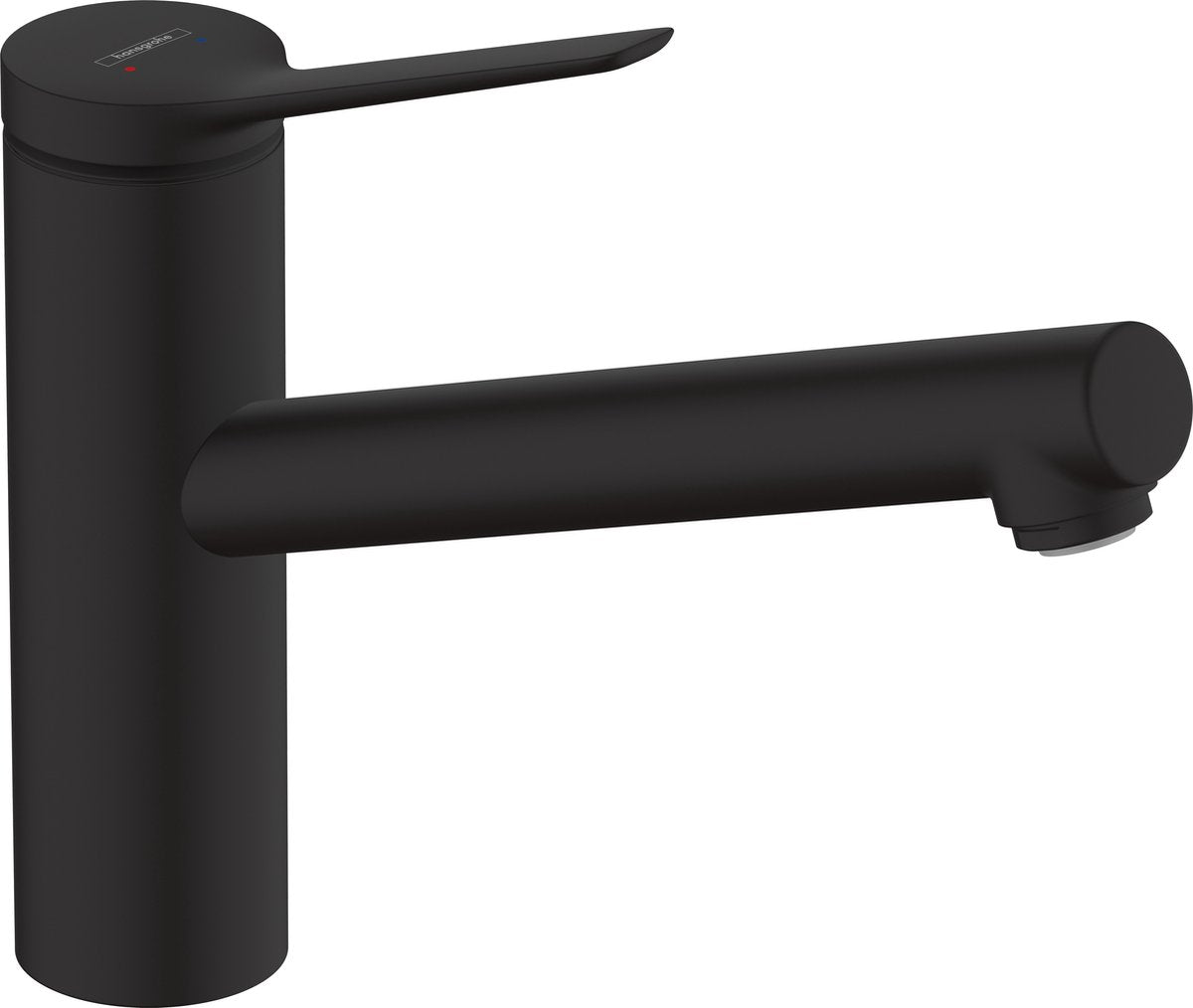Hansgrohe Zesis M33 – Küchenmischbatterie – Einhebelbedienung – Größe 150 mm – 1 Strahlfunktion – mattschwarz