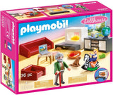 Playmobil-Puppenhaus-Wohnzimmer mit Kamin - 70207