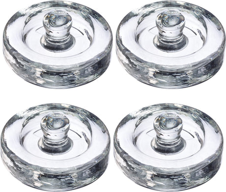 Westmark Gewichte für die Gärung – Set mit 4 Glasgewichten für die Gärung, Zubehör für die Gärung – Glas, ø 8 cm, 4 Stück