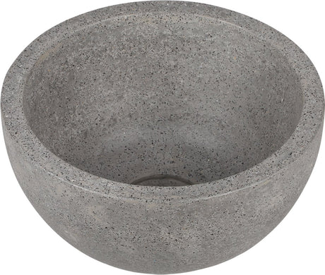 Differnz river waskom - 23x23x12cm - terrazzo grijs fijn