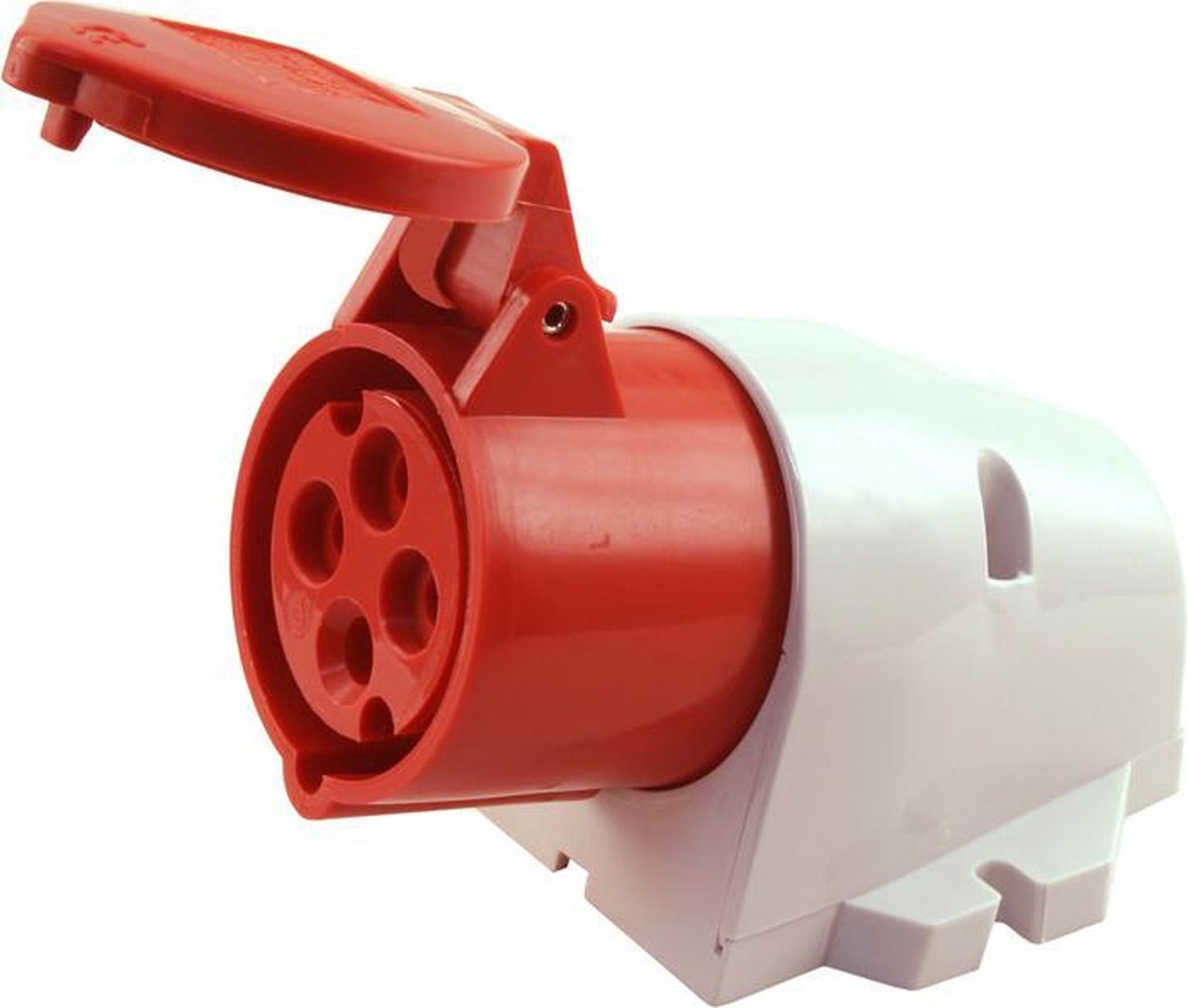 Abl cee wcd 16a – 4-polige Steckdose – Kunststoff – IP44 – rot – 400 V 16 A
