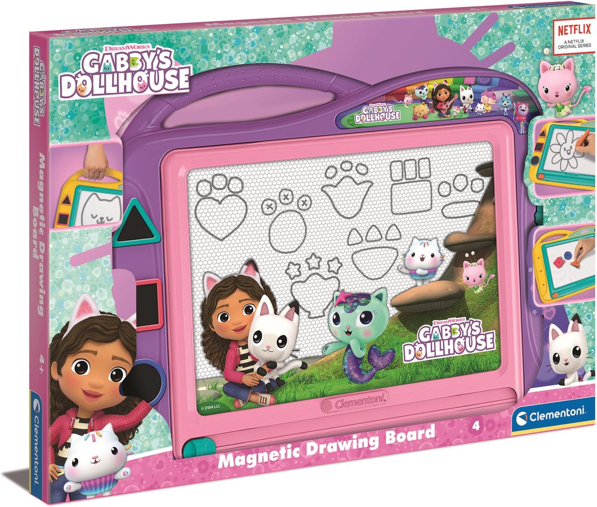 Clementoni Gabby's Dollhouse Magnetisches Zeichenbrett