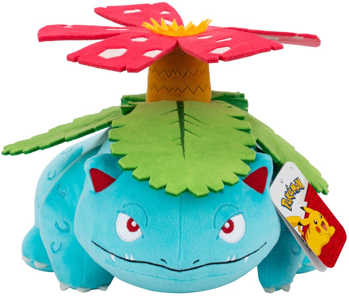 Jazwares Pokémon Kuscheltier Plüsch Venusaurier, 30cm
