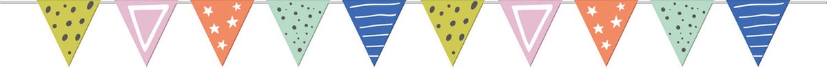 Folat bv Papierfahnenlinie Eco Party 6 Meter