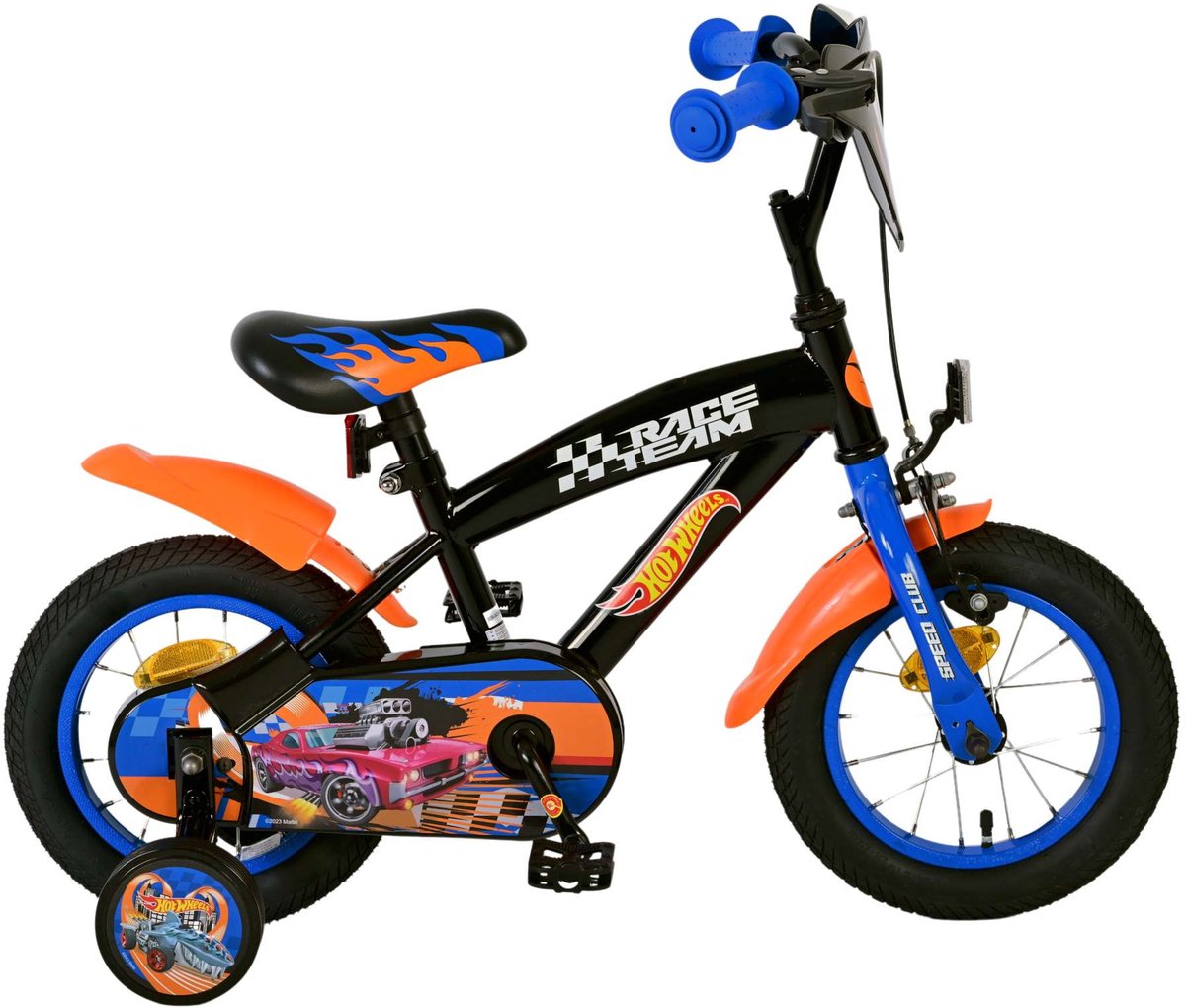 Yipeh heißen Räder 12 Fahrrad Schwarz Orange Blau 31256