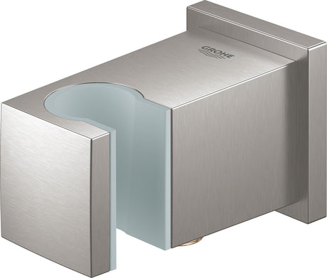Grohe Euphoria Cube Duschwandanschlussbogen mit Wandhalter – Edelstahloptik – 26370dc0