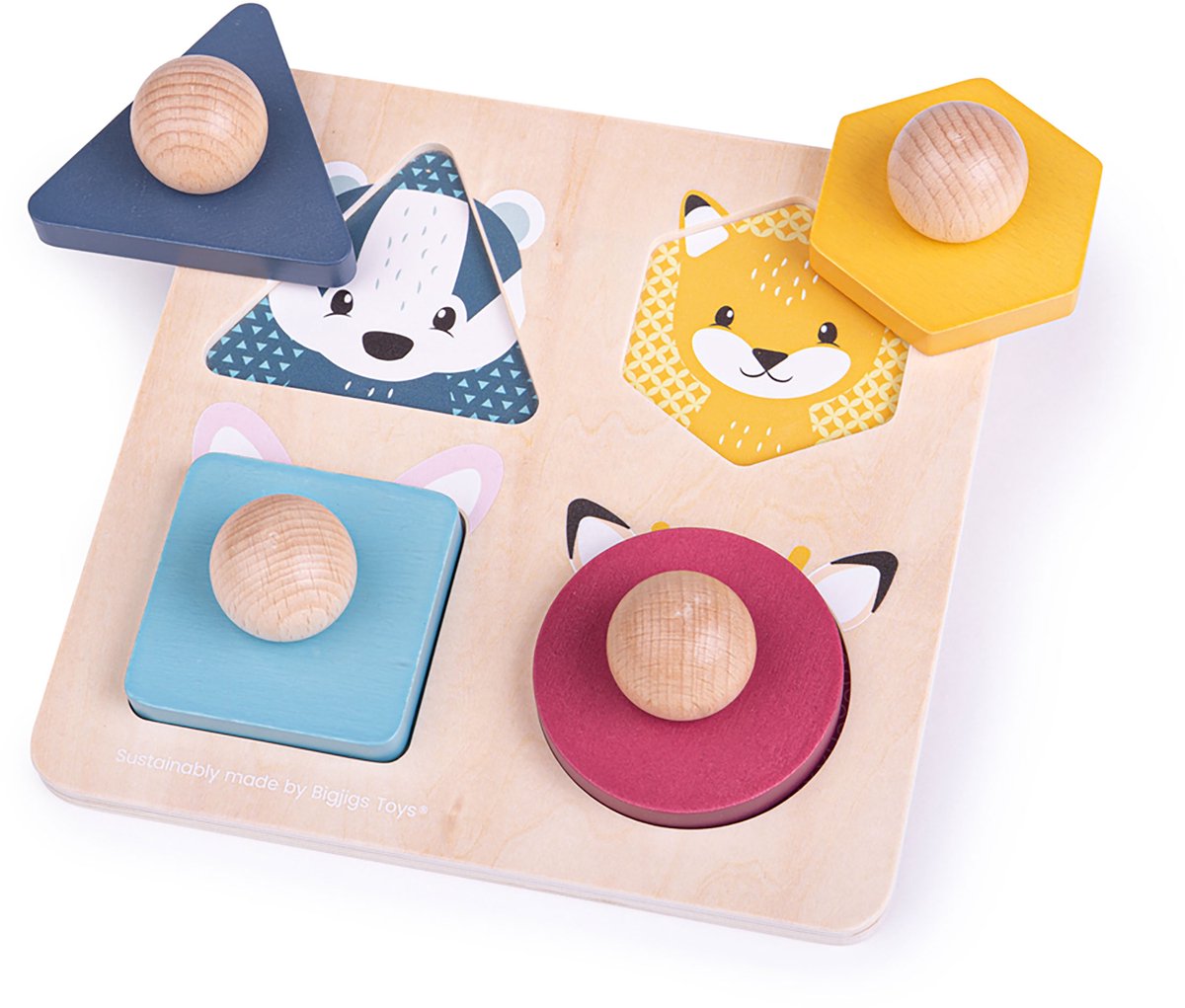 Bigjigs Holzpuzzle in Tierform
