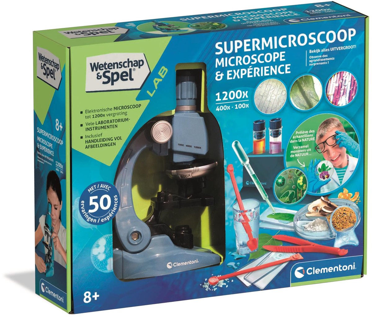 Clementoni Wissenschaft und Spiele – Supermikroskop