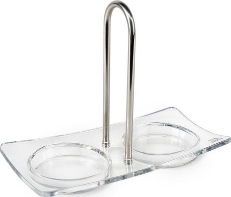 Peugeot Linea Halter Salz- und Pfeffermühle 15 cm – transparent – Acryl
