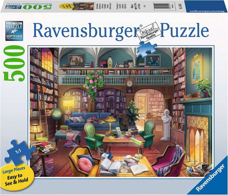 Ravensburger Puzzle Dream Library – Puzzle – 500 großformatige Teile