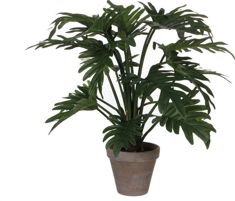 Mica decorations mica decoration kunstplant philodendron - groen - h50 en d60 cm - kamer kantoor planten