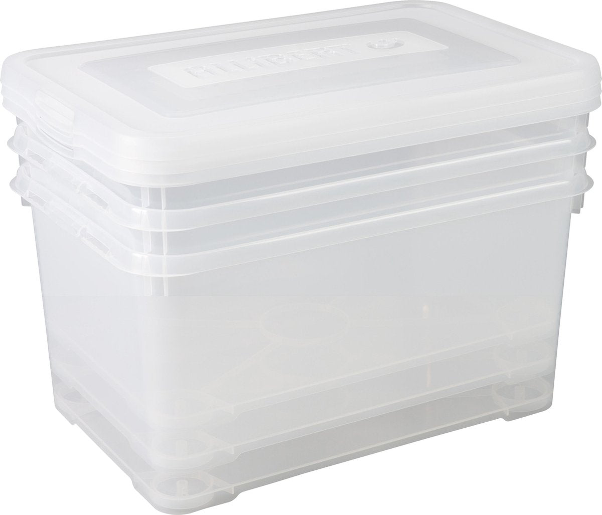 Curver Storage Box Set Handy 3x50 l transparent