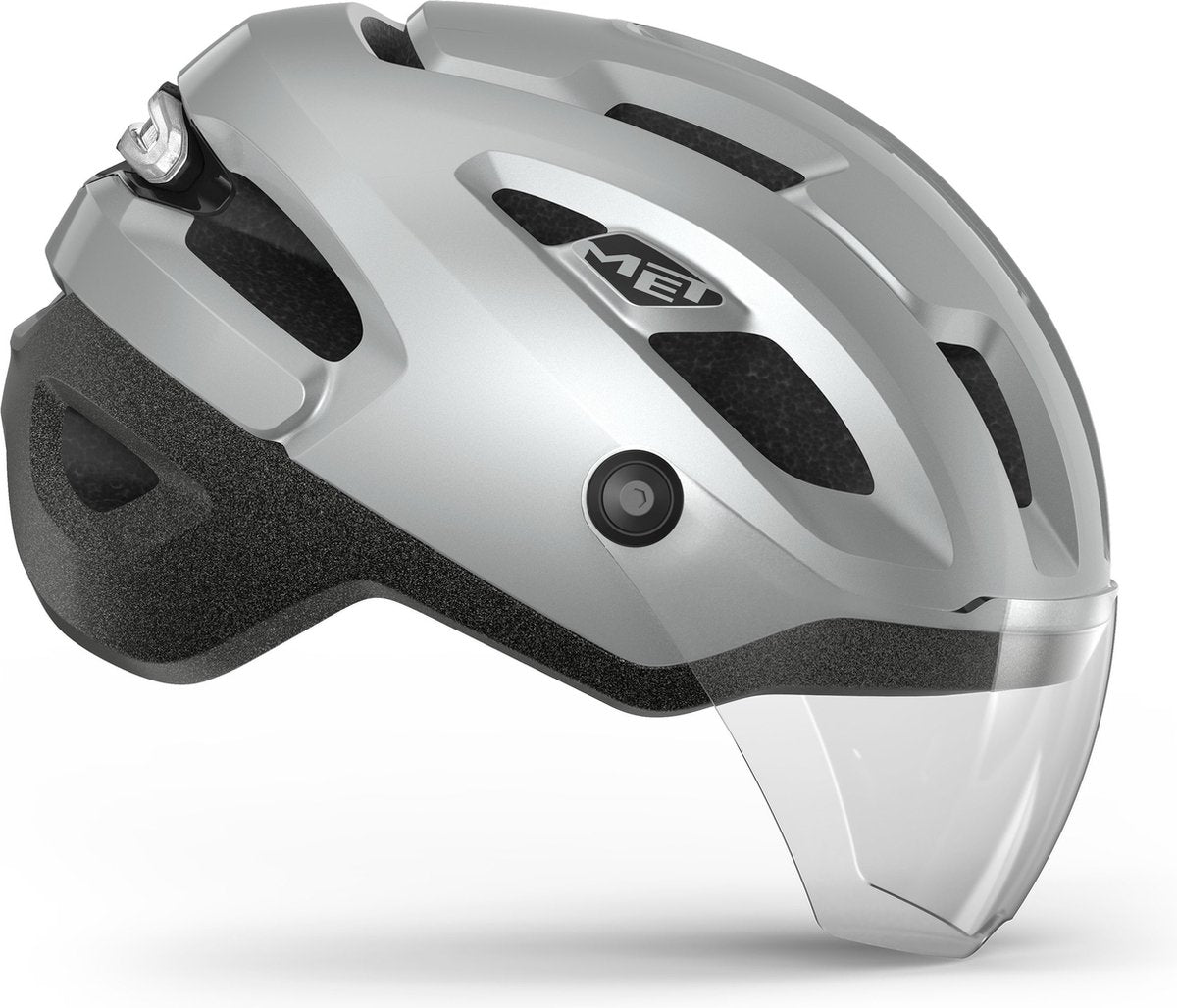 Mit Intercity Mips Fahrradhelm Herren Damen – Fahrradhelm E-Bike Erwachsene – Elektrofahrrad – Größe L (58–61 cm) – NTA 8776 – reflektierend glänzend (grau)