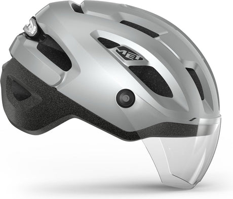 Mit Intercity Mips Fahrradhelm Herren Damen – Fahrradhelm E-Bike Erwachsene – Elektrofahrrad – Größe S (52–56 cm) – NTA 8776 – reflektierend glänzend (grau)