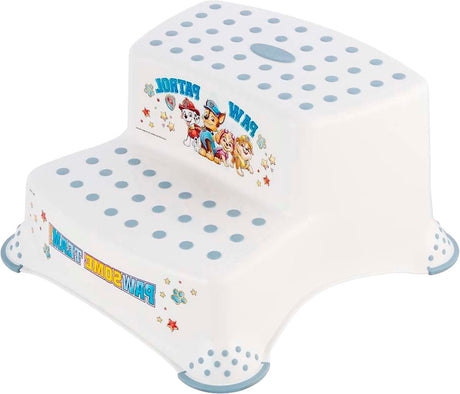 Keeper Paw Patrol – Stufe – rutschfeste Plattform – max. 120 kg – weiß blau 2 Stufen