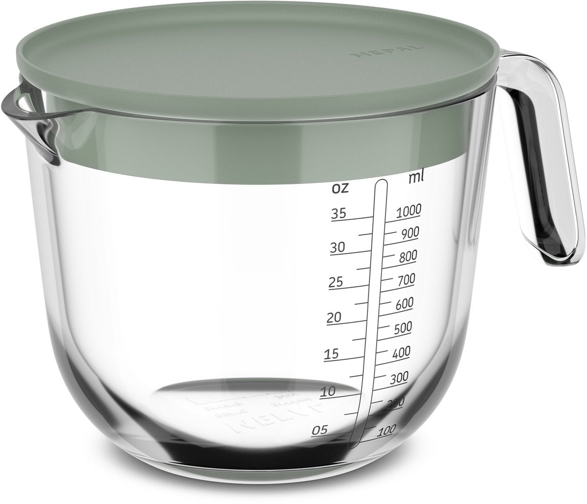 Mepal Messbecher mit Deckel – Chef It – Nordic Sage – 1000 ml