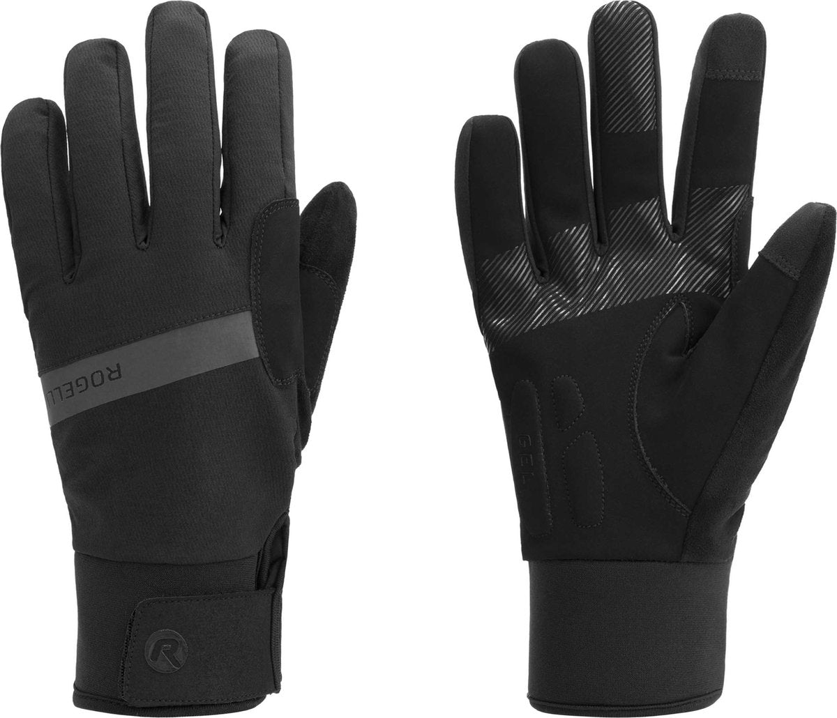 Rogelli nova deep winter fietshandschoenen winter - wind en waterdicht - heren - zwart - maat l