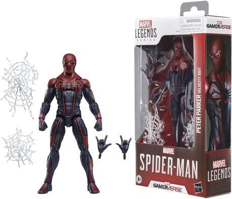 Hasbro Spider-Man Marvel Legends Gamerverse Actionfigur Peter Parker Velocity Suit 15 cm große Actionfigur