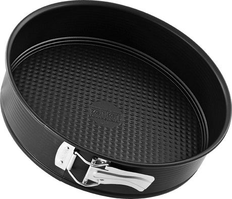 Zenker Springform mit Scharnier 24 cm schwarz metallic