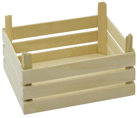 Goki Obst- und Gemüsekiste aus Holz, 3er-Set