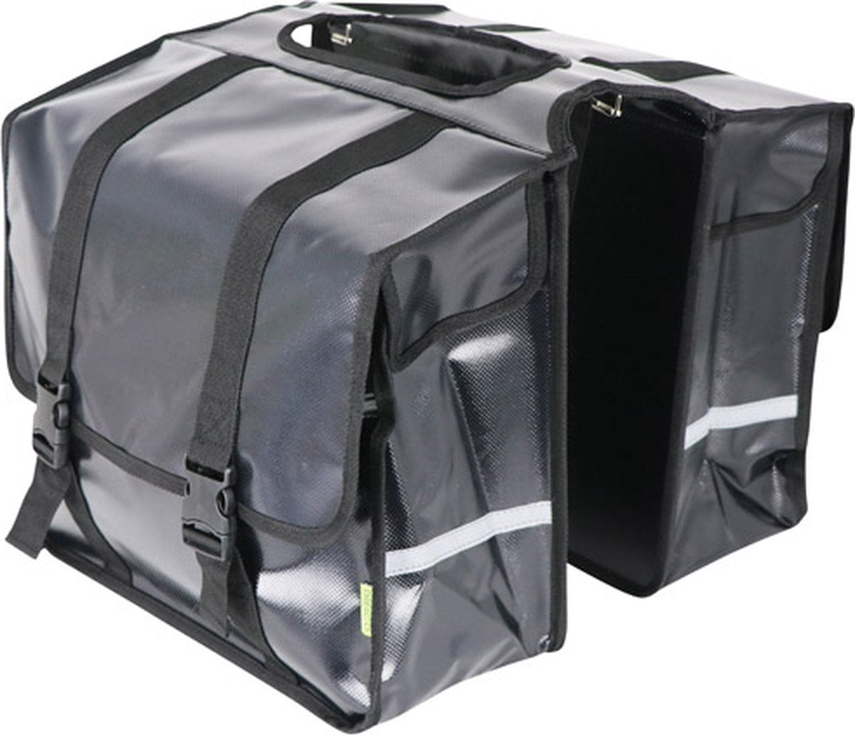 Dresco Transporter Doppelfahrradbeutel 40 Liter Bisonylschwarz