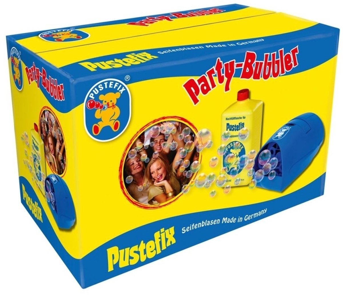 Pustefix Seifenblasenbläser - Partysprudler - mit 1 Liter Flüssigkeit - 10 Jahre