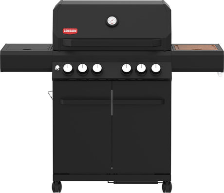 Grill guru burner 4 - gasbarbecue - 3x hoofdbrander - 1x infrarood - 1x zijbrander - 1x achterbrander - zwart