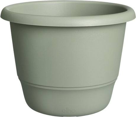 Elho amiga rond 55 - grote bloempot voor binnen buiten - 100% gerecycled plastic - ø 55 x h 41.3 cm - tijmgroen