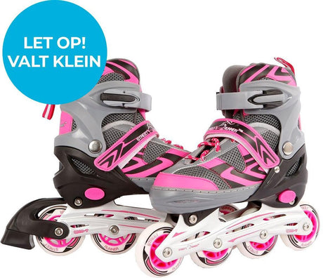 Street Rider Inlineskates rosa grau, Größe 37-40