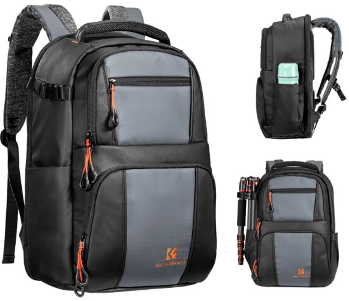 Merkloos sans marque merkloos fotografie rugzak 25l - ruim veilig voor camera, laptop