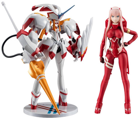 Bandai Namco Darling in the Franxx S.H. Figuarts x The Robot Spirits Actionfigur Zero Two Strelizia 5. Jubiläumsset 16 cm