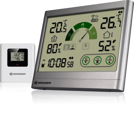 Bresser Wetterstation - ventair h - Thermo-Hygrometer - Lüftungsempfehlung