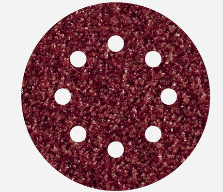 Wolfcraft – 25 Schleifscheiben ø 125 mm – Körnung 40 – Schleifpapier mit Klettverschluss für Holz und Metall – für Exzenterschleifer – 2069100