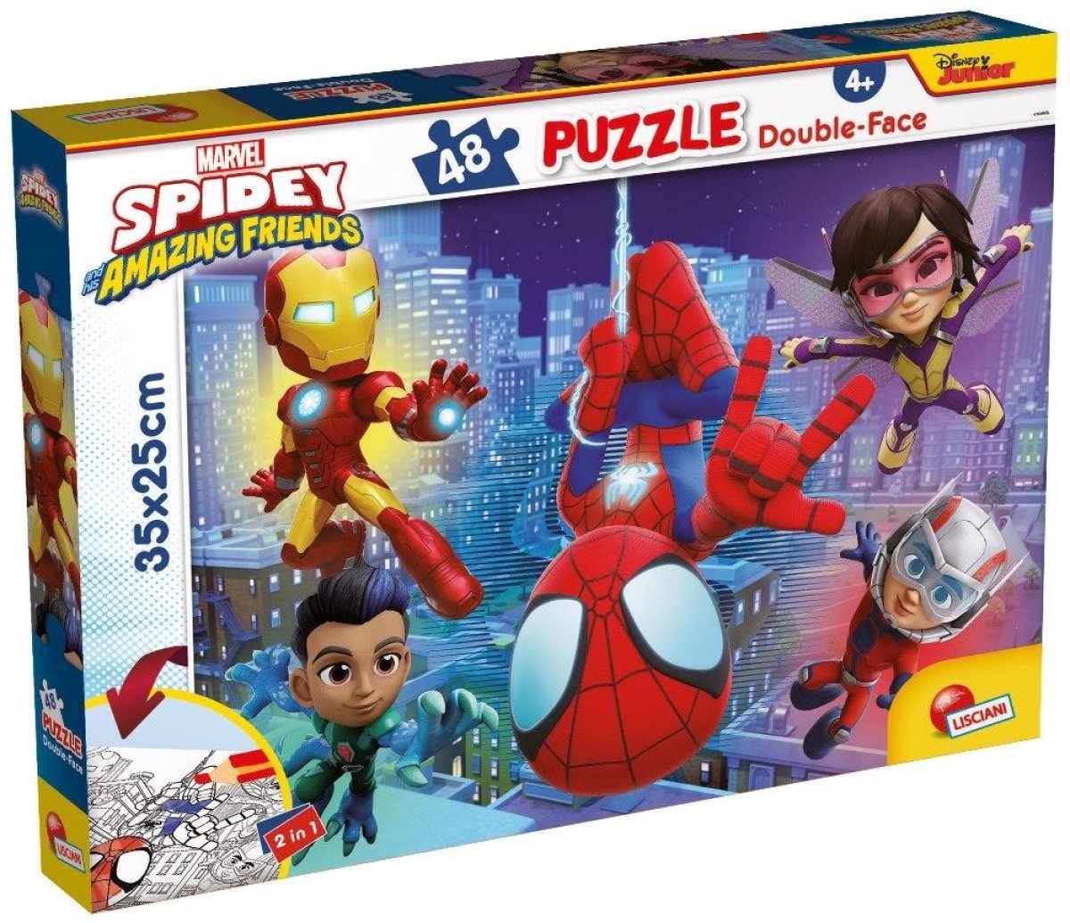 Lisciani Marvel Puzzle DF M-Plus 48 Spidey