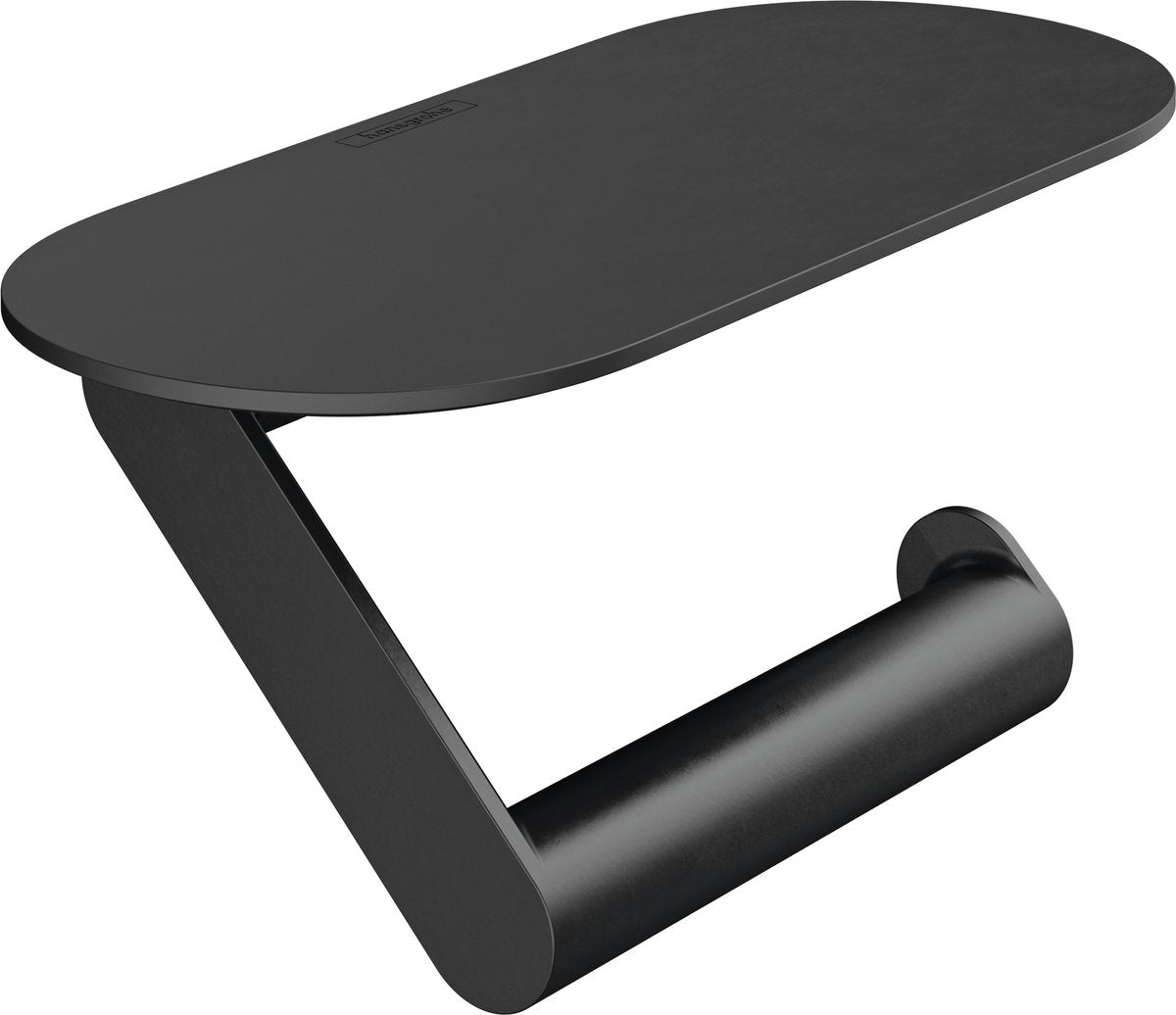 Hansgrohe wallstoris closetrolhouder 23x9.7x3.4cm zwart mat