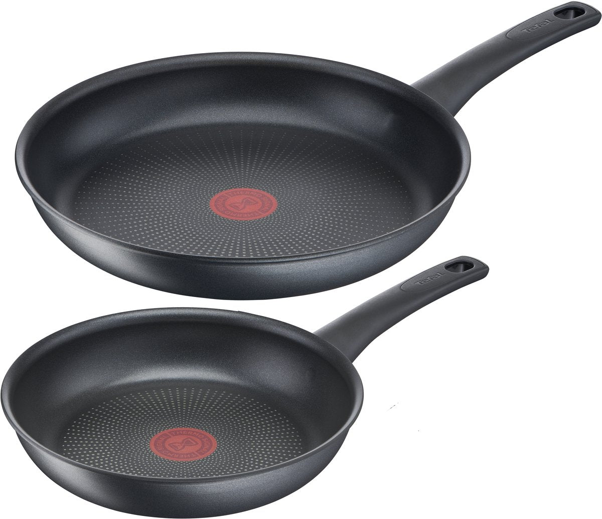 Tefal easy chef koekenpan - 2-delige set - 22 en 28 cm
