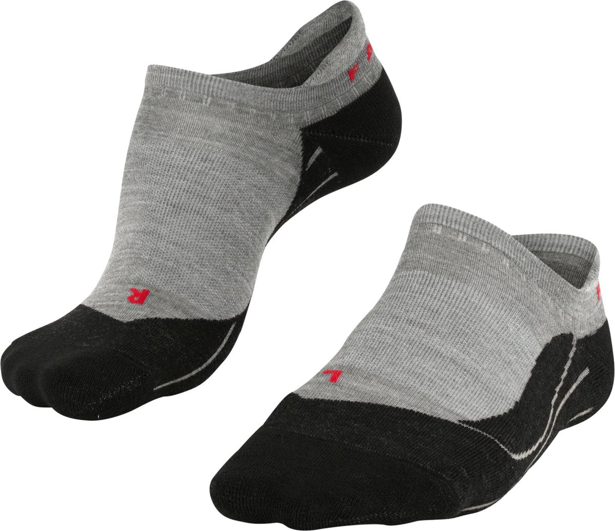 Falke TK5 Invisible Anti-Blister Wandersocken aus dünnem Woll-Funktionsmaterial Herren Grau - Größe 42-43