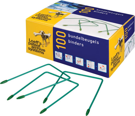 Bankers box loeff's archiefbeugels - lang 170mm - icn12 langdurig bewaren - 100 stuks