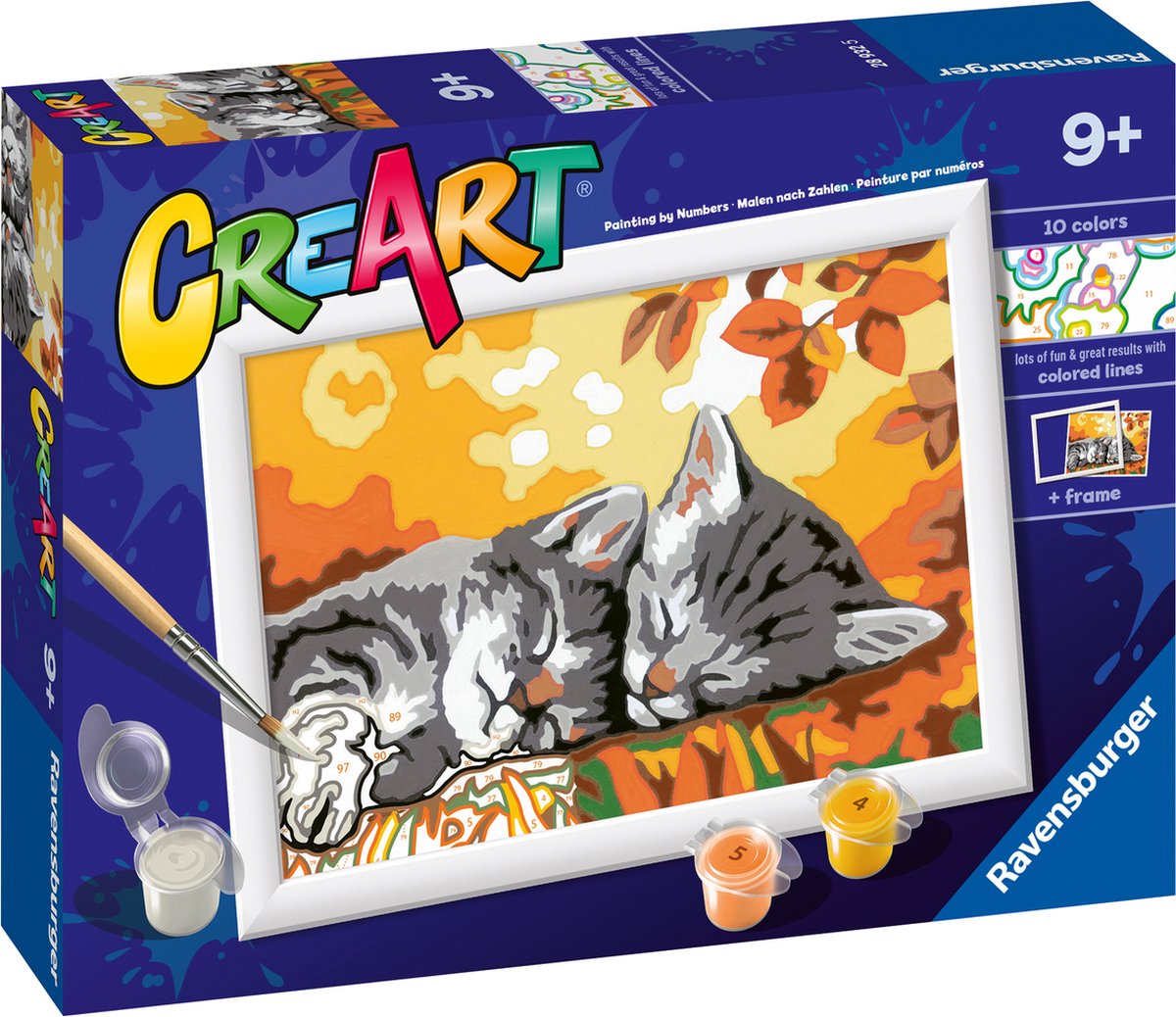 Ravensburger Creart Painting nach Nummer - Herbstkätzchen