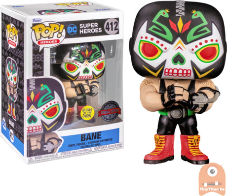 Funko-Pop! DC Super Heroes – Bane #412 Exklusives Leuchten im Dunkeln