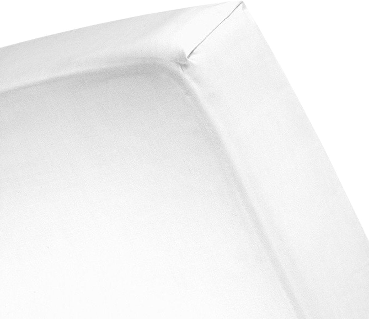 Cinderella hoeslaken - 2 persoons - polyester - matrasbeschermer - 120x200 cm - tot 25 cm - wit
